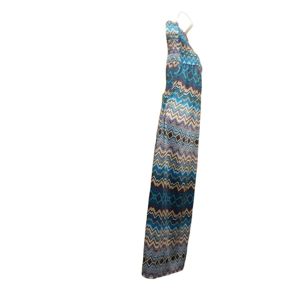 Women's No Boundaries Long Strapless Dress Sz. L (11-13) - Picture 4 of 7